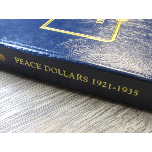 Whitman classic coin album for Peace Dollars - 1921-1935