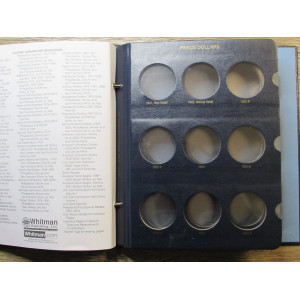 Whitman Peace Dollars coin album for 1921-1935 dates - vintage supply
