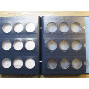 Whitman Peace Dollars coin album for 1921-1935 dates - vintage supply