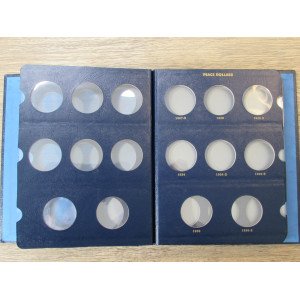 Whitman coin album for Peace Dollars - 1921-1935 - P/D/S - coin supply