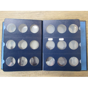 Whitman coin album for Peace Dollars - 1921-1935 - P/D/S - coin supply