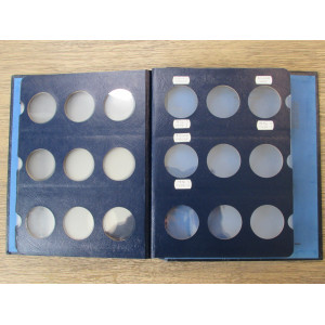 Whitman coin album for Peace Dollars - 1921-1935 - P/D/S - coin supply