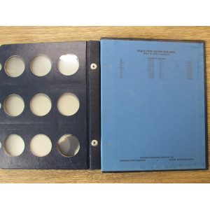 Whitman coin album for Peace Dollars - 1921-1935 - P/D/S - coin supply