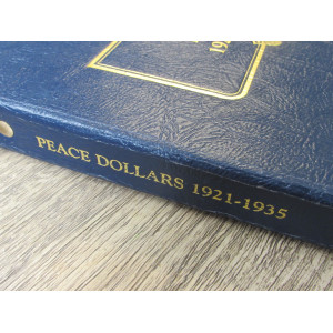 Whitman coin album for Peace Dollars - 1921-1935 - P/D/S - coin supply