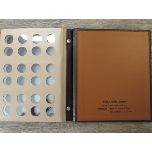 Dansco coin album for Quarters - with labeled 1999-2009 pages for state quarters