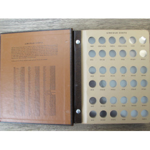 Dansco coin album for Lincoln Cents - 1909-1976 - vintage coin album