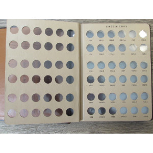 Dansco coin album for Lincoln Cents - 1909-1976 - vintage coin album