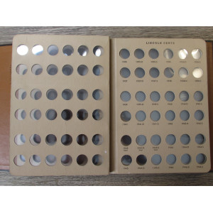 Dansco coin album for Lincoln Cents - 1909-1976 - vintage coin album