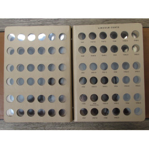 Dansco coin album for Lincoln Cents - 1909-1976 - vintage coin album