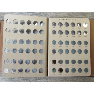 Dansco coin album for Lincoln Cents - 1909-1976 - vintage coin album