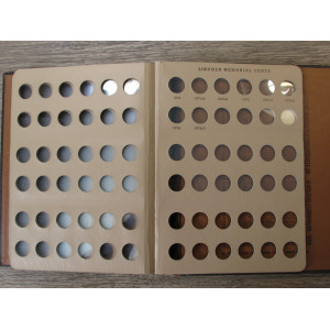 Dansco coin album for Lincoln Cents - 1909-1976 - vintage coin album