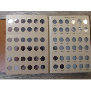 Dansco coin album for Lincoln Cents - 1909-1979 - vintage coin supply