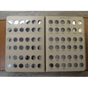 Dansco coin album for Lincoln Cents - 1909-1979 - vintage coin supply