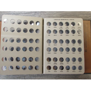 Dansco coin album for Lincoln Cents - 1909-1979 - vintage coin supply