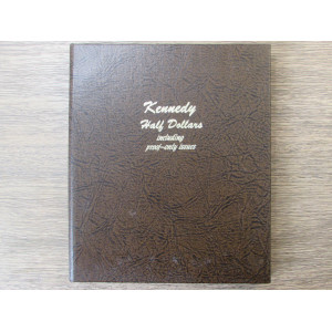 Dansco album for Kennedy Half Dollars with proof-only issues - 1964-1981 - vintage coin supply