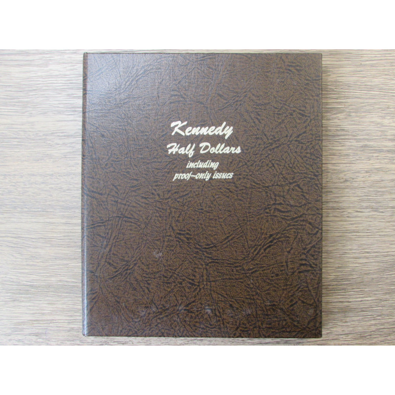 Dansco album for Kennedy Half Dollars with proof-only issues - 1964-1981 - vintage coin supply
