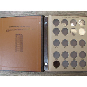 Dansco coin album for Franklin Half Dollars - 1948-1963 - vintage coin supply