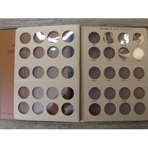 Dansco coin album for Franklin Half Dollars - 1948-1963 - vintage coin supply