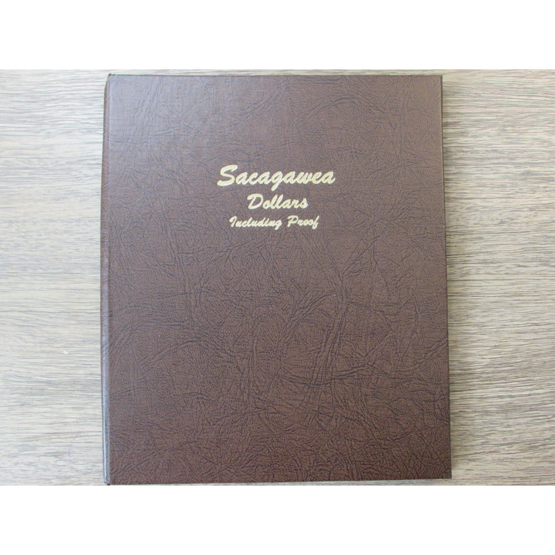 Dansco album for Sacagawea Dollars - with proof issues - vintage coin supply