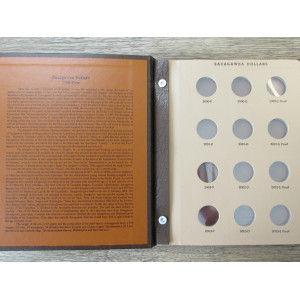 Dansco album for Sacagawea Dollars - with proof issues - vintage coin supply