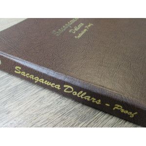 Dansco album for Sacagawea Dollars - with proof issues - vintage coin supply