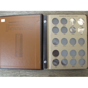 Dansco Album for Franklin and Kennedy Half Dollars - 1948-1976