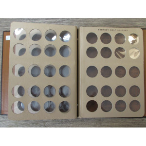 Dansco Album for Franklin and Kennedy Half Dollars - 1948-1976