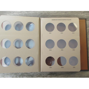 Dansco coin album for American Eagle Silver Dollars - vintage coin supply
