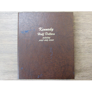 Dansco coin album for Kennedy Half Dollars - with proof-only issues - 1964-1979