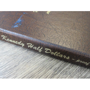 Dansco coin album for Kennedy Half Dollars - with proof-only issues - 1964-1979