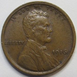 1916 Lincoln Wheat Cent - high grade early date American wheat penny