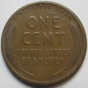 1914 D Lincoln Wheat Cent - key date scarce Denver mintmark wheat penny