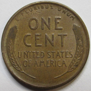 1924 Lincoln Wheat Cent - higher grade antique American wheat penny