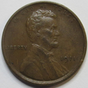 1911 Lincoln Wheat Cent - high grade early date Amerian wheat penny