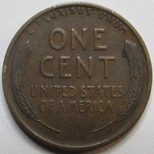 1933 D Lincoln Wheat Cent - antique Great Depression era Denver mintmark wheat penny