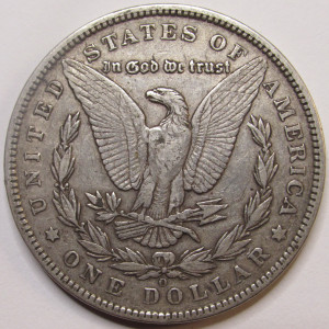 1892 O Morgan Dollar - antique better date New Orleans mintmark coin