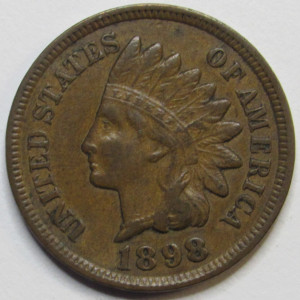 1898 Indian Head Cent - higher grade 19th century American penny