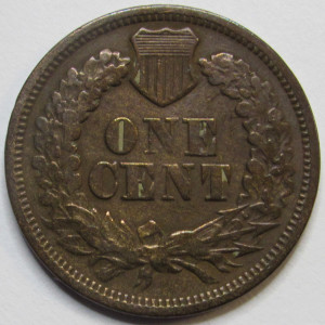 1870 Indian Head Cent - Shallow N - scarce date better condition penny