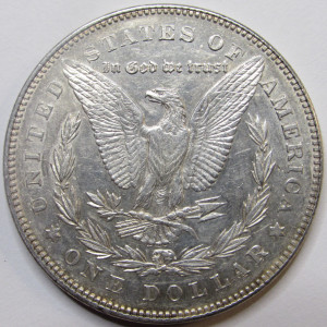 1878 Morgan Dollar - 7 over 8 TF Strong - better variety American silver dollar