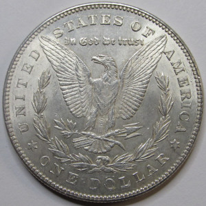 1878 Morgan Dollar - 2nd Reverse - first year of issue uncirculated silver dollar coin