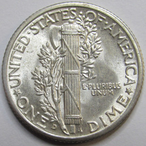 1939 D Mercury Dime - antique Denver mintmark American silver dime