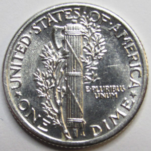 1941 Mercury Dime - antique higher grade silver uncirculated dime