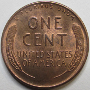1949 Lincoln Wheat Cent - antique American wheat penny coin