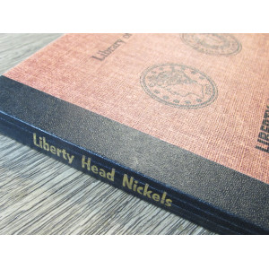 Library of Coins album for Liberty V Nickels - 1883 - 1912 - vintage supply