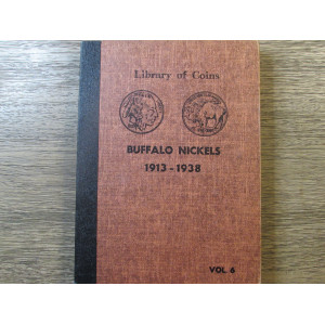 Library of Coins vintage coin album for Buffalo Nickels - 1913-1938