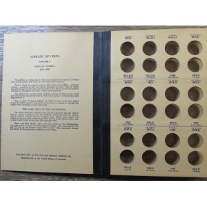 Library of Coins vintage coin album for Buffalo Nickels - 1913-1938
