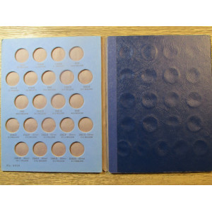 Whitman coin folder for Jefferson Nickels - 1938-1961 - vintage supply