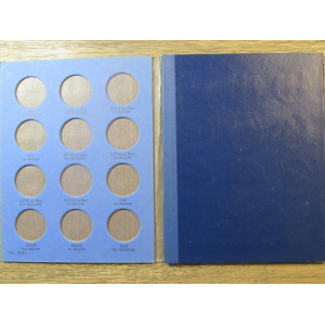 Whitman coin folder for Walking Liberty Half Dollars - 1916-1936 - vintgae supply