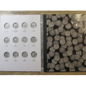 HE Harris Liberty Head Nickel coin folder - vintage coin supply