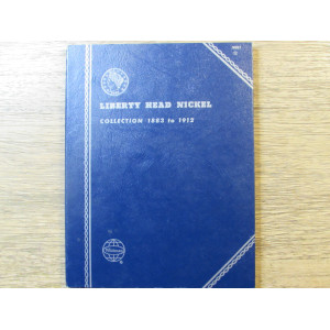Whitman coin folder for Liberty Head V Nickels - vintage coin supply